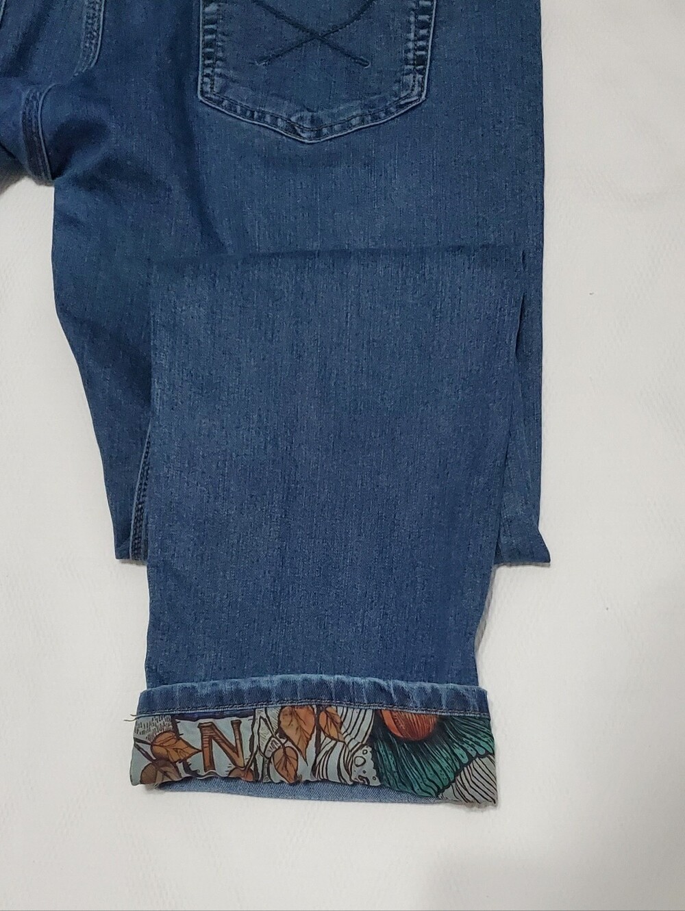 Meridian Line Mens Standard Fit Organic Cotton Blend Jeans 36" Waist - Picture 9 of 11